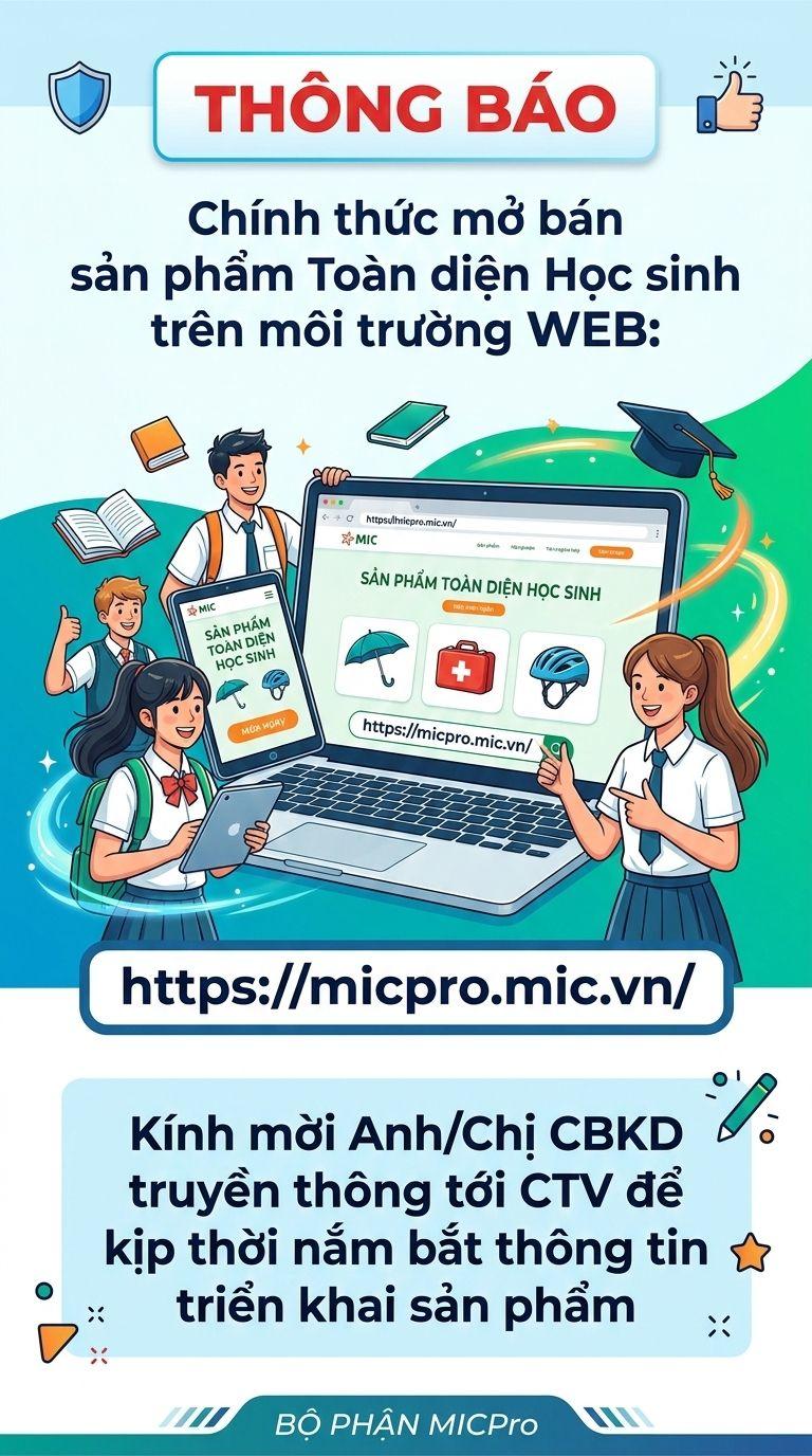 Bảo Hiểm Toàn Diện Học Sinh Micpro